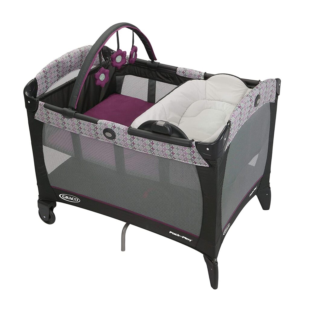 Evenflo Portable BabySuite Deluxe, Spearmint Spree - Earlyyears ...