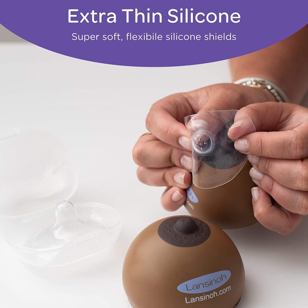 Lansinoh Nipple Shield for Breastfeeding, 2ct (20mm) Earlyyears