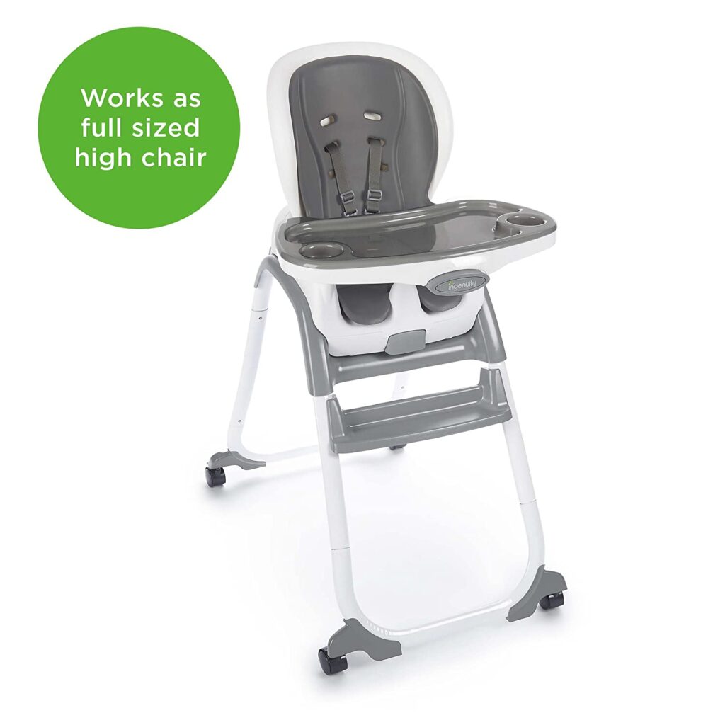Ingenuity SmartClean Trio Elite 3in1 Convertible Baby High Chair